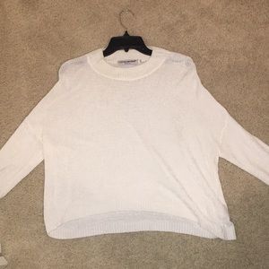 Soft White sweater, size large